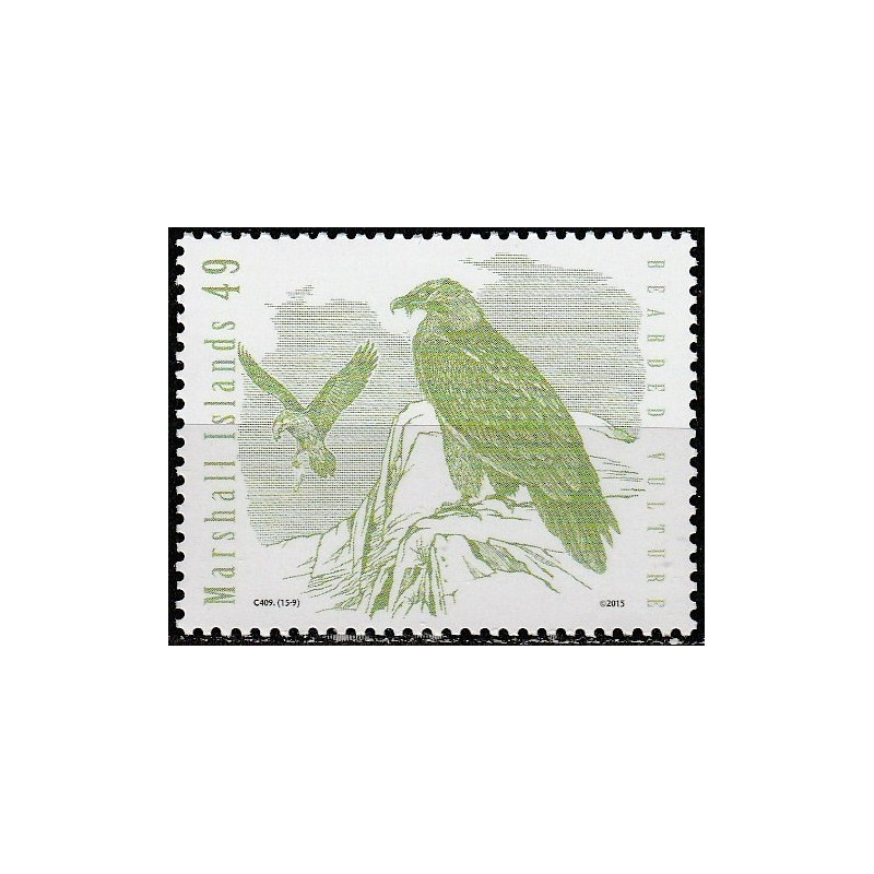 Marshall Islands stamps (2015) for sale. Birds of prey (Bearded Vulture)