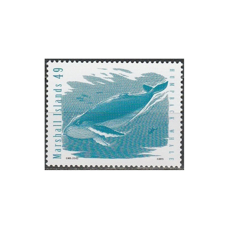 Marshall Islands stamps (2015) for sale. Humpback whale
