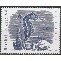 Marshall Islands stamps (2015) for sale. Seahorse