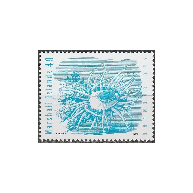 Maršalo salų pašto ženklai (2015). Jūrinis anemonas