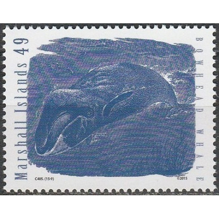 Maršalo salų pašto ženklai (2015). Genlandinis banginis