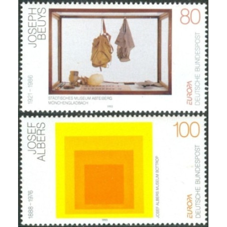 Vokietijos pašto ženklai (1993). Šiuolaikinis menas: paveikslai