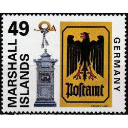 Maršalo salų pašto ženklai (2015). Vokietijos pašto istorija
