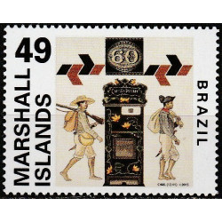 Maršalo salų pašto ženklai (2015). Brazilijos pašto istorija
