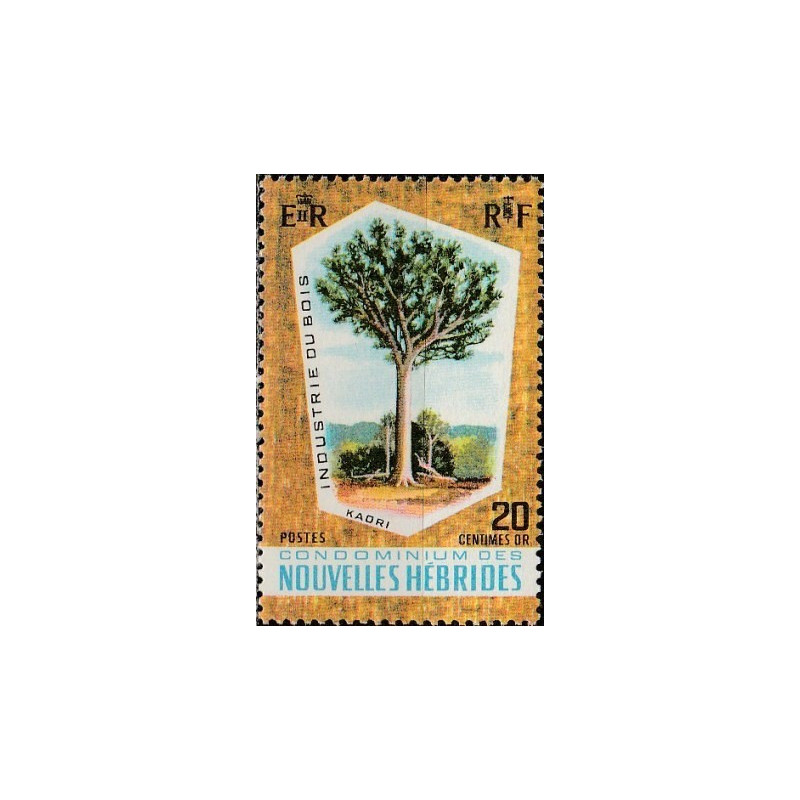 Naujųjų Hebridų pašto ženklai (1969). Agatis, gumos pramonė