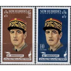 New Hebrides stamps (1970) for sale. Charles de Gaulle
