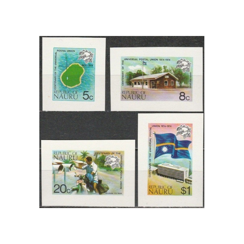 Nauru pašto ženklai (1974). Pašto istorija, UPU jubiliejus