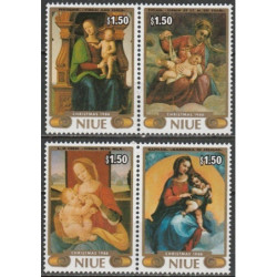 Niue pašto ženklai (1986). Religiniai paveikslai