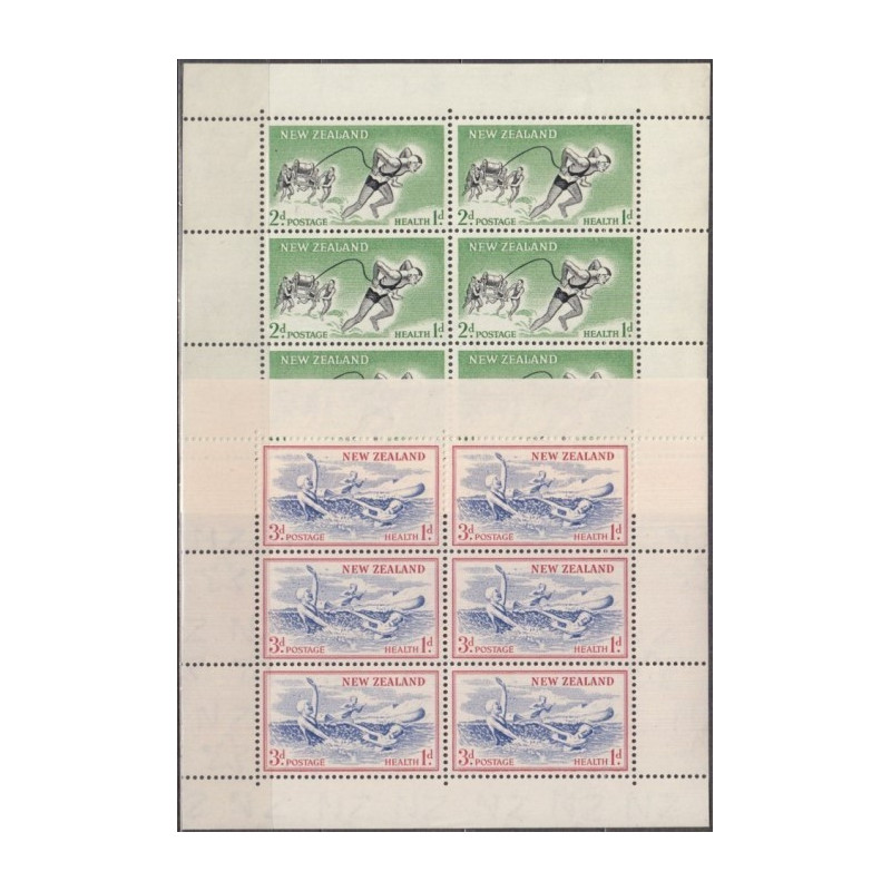 New Zealand stamps (1957) for sale. Recreation activities