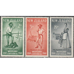 New Zealand stamps (1960) for sale. Westland pioneers