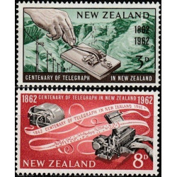 New Zealand stamps (1962) for sale. Centenary telegraph