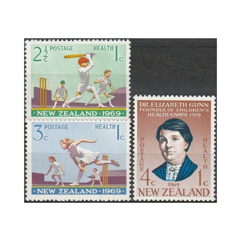 New Zealand stamps (1969) for sale. Summer camp for children