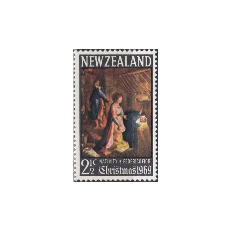 New Zealand stamps (1969) for sale. Christmas (painting)