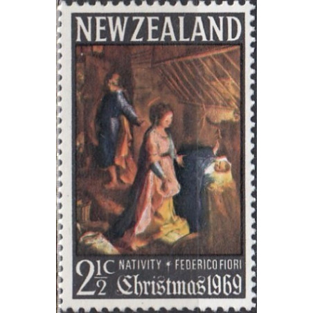 New Zealand stamps (1969) for sale. Christmas (painting)
