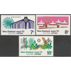 Naujosios Zelandijos pašto ženklai (1970). Pasaulinė paroda Expo