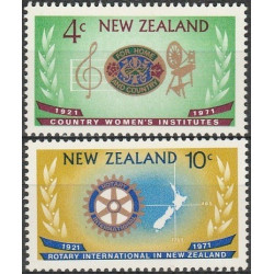New Zealand stamps (1971) for sale. Community organizations
