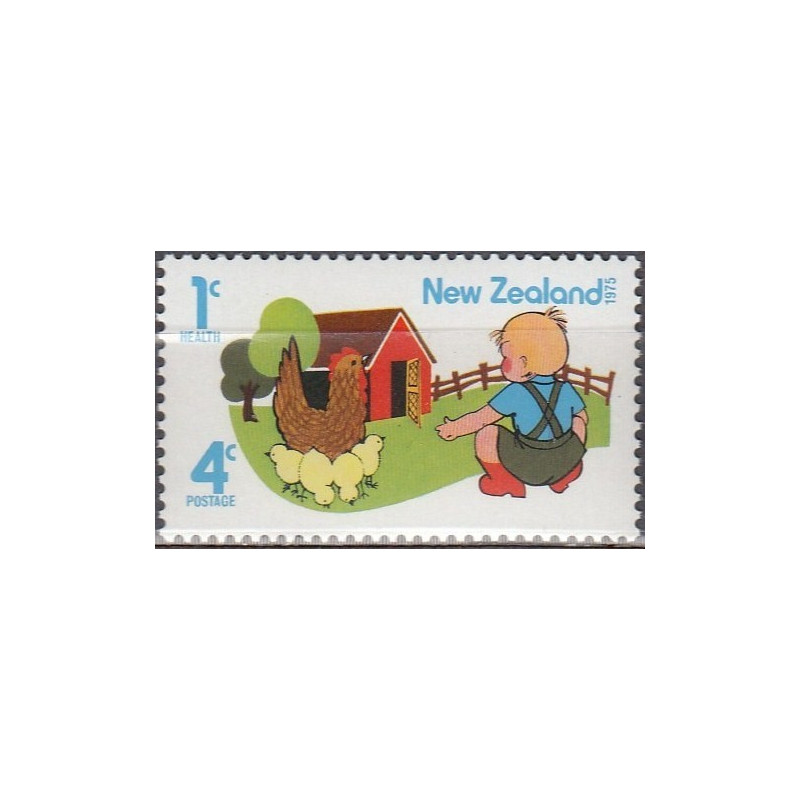 Naujosios Zelandijos pašto ženklai (1975). Vaikai ir gyvūnai