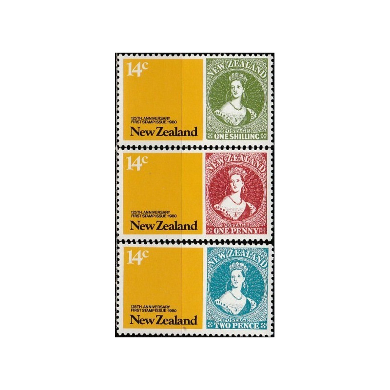 Naujosios Zelandijos pašto ženklai (1980). Pašto ženklui 125 metai