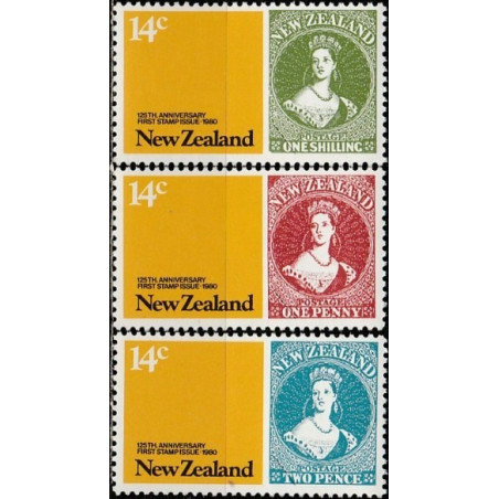 New Zealand stamps (1980) for sale. 125th anniversary postage stamps