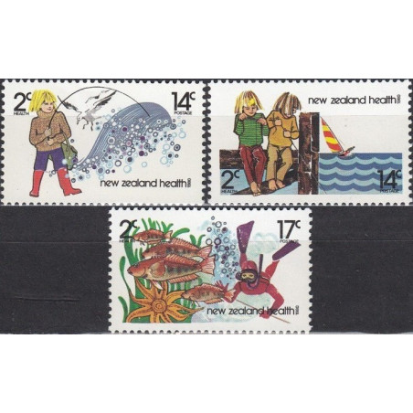 Naujosios Zelandijos pašto ženklai (1980). Vandens pramogos