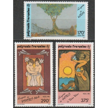 French Polynesia stamps (1990) for sale. Legends