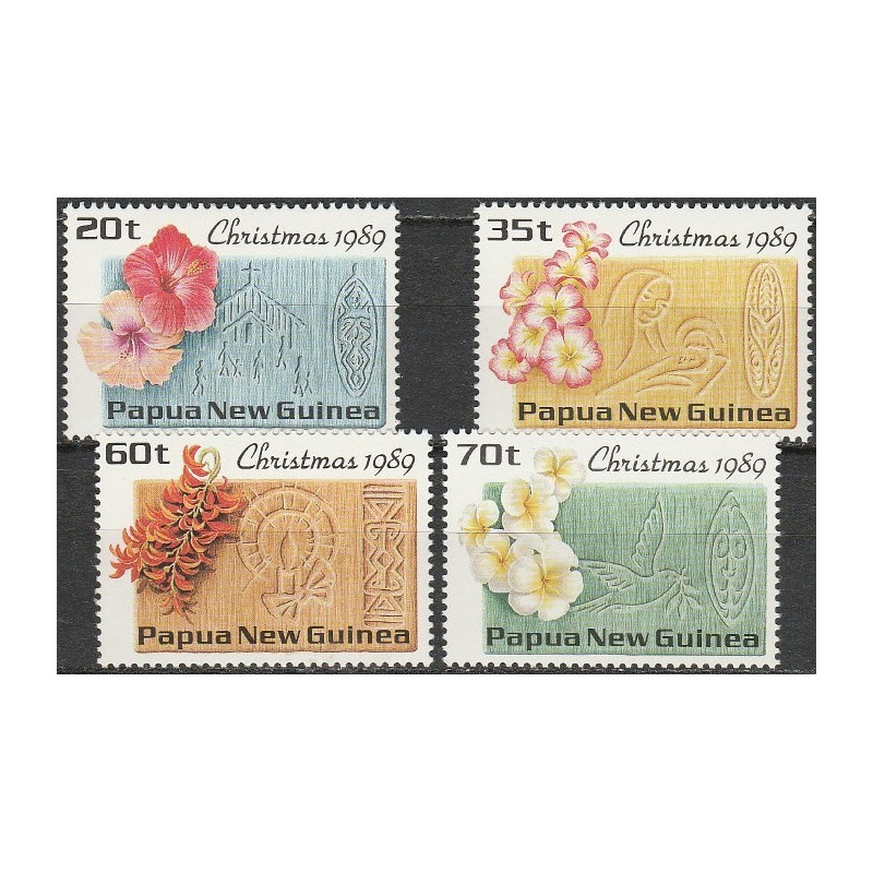 Papua New Guinea stamps (1989) for sale. Christmas