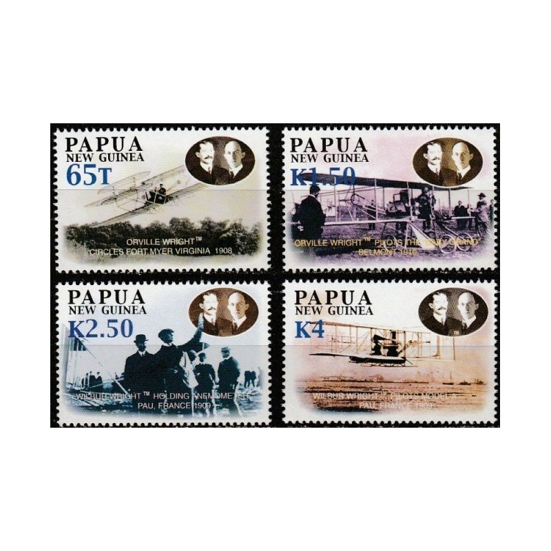 Papua Naujosios Gvinėjos pašto ženklai (2003). Aviacijos istorija