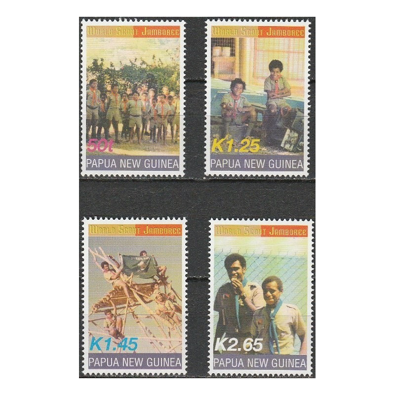 Papua Naujosios Gvinėjos pašto ženklai (2003). Skautai