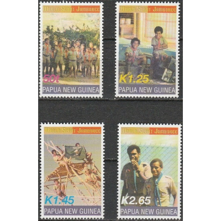 Papua Naujosios Gvinėjos pašto ženklai (2003). Skautai