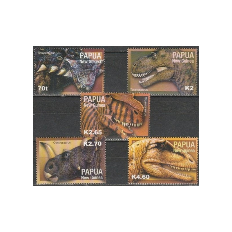 Papua New Guinea stamps (2004) for sale. Reptiles and amphibians
