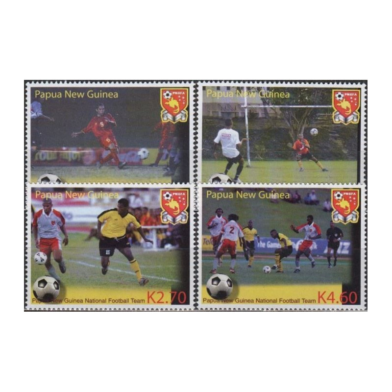 Papua Naujosios Gvinėjos pašto ženklai (2004). Futbolas