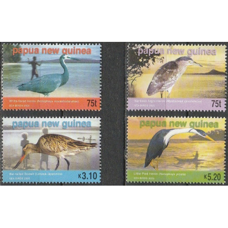 Papua Naujosios Gvinėjos pašto ženklai (2005). Paukščiai