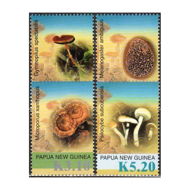 Papua Naujosios Gvinėjos pašto ženklai (2005). Grybai