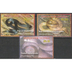 Papua New Guinea stamps (2006) for sale. Snakes