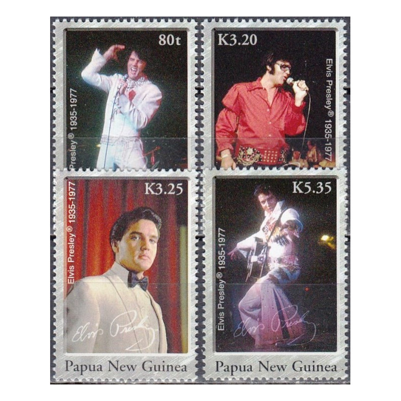 Papua Naujosios Gvinėjos pašto ženklai (2006). Elvis Presley