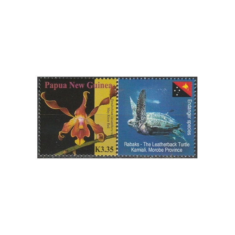 Papua Naujosios Gvinėjos pašto ženklai (2007). Orchidėjos