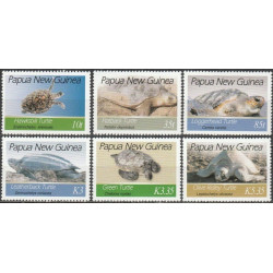 Papua Naujosios Gvinėjos pašto ženklai (2007). Vėžliai