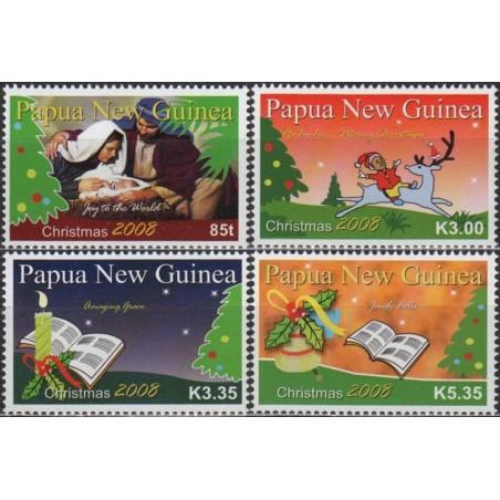 Papua Naujosios Gvinėjos pašto ženklai (2008). Kalėdos