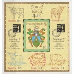 Pitkerno salų pašto ženklai (1997). Salų herbas