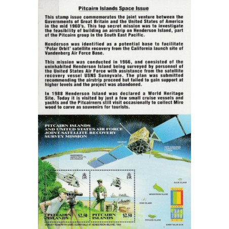 Pitkerno salų pašto ženklai (2000). Nepaleistas palydovas