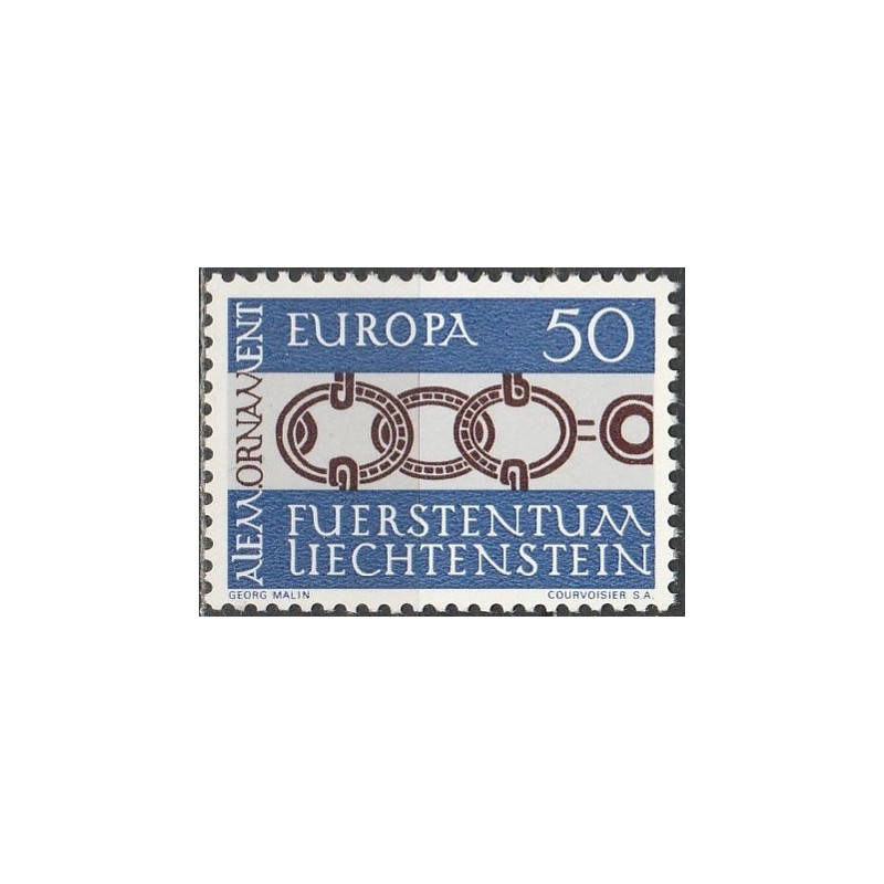 Lichtenšteino pašto ženklai (1965) - Fantastiškos Europa ženklų kainos‎
