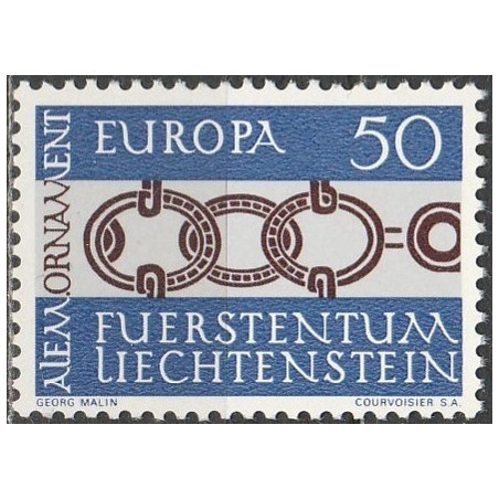 Lichtenšteino pašto ženklai (1965) - Fantastiškos Europa ženklų kainos‎