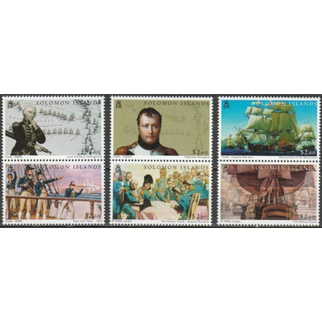 Saliamonų salų pašto ženklai (2005). Trafalgaro mūšis
