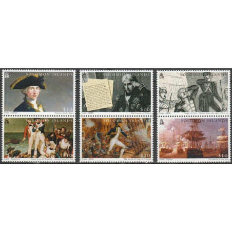 Solomon Islands stamps (2005) for sale. Battle of Trafalgar