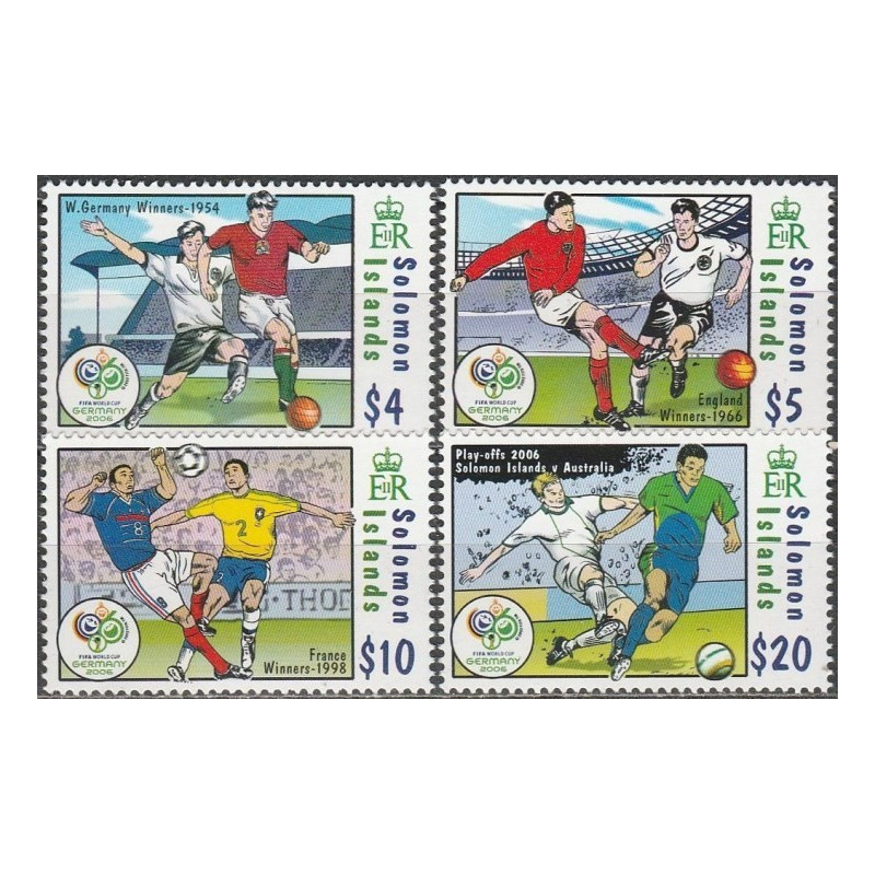 Saliamonų salų pašto ženklai (2006). FIFA Pasaulio taurė Vokietijoje