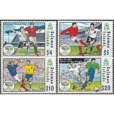 Saliamonų salų pašto ženklai (2006). FIFA Pasaulio taurė Vokietijoje