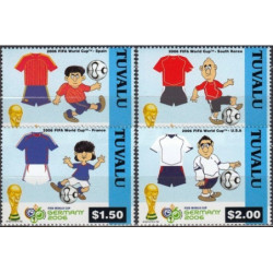 Tuvalu pašto ženklai (2006). FIFA Pasaulio taurė Vokietijoje