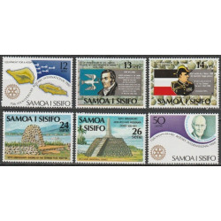 Samoa pašto ženklai (1980). Istoriniai įvykiai