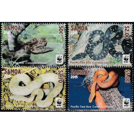 Samoa pašto ženklai (2015). Ramiojo vandenyno salų smaugliai