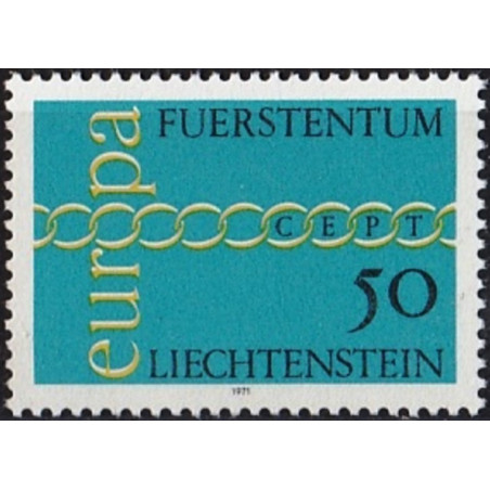 Lichtenšteino pašto ženklai (1971) - Fantastiškos Europa ženklų kainos‎